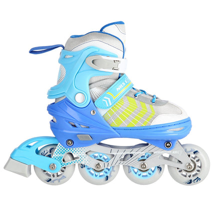 4-in-1 Blue Inline & Ice Skates, Size L (39-43)