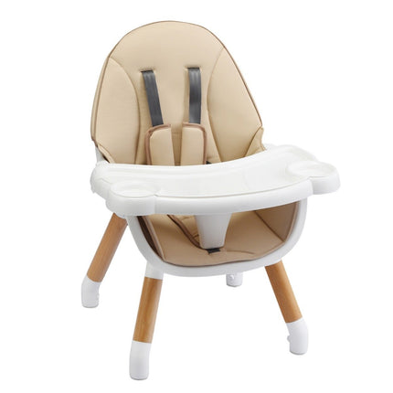 4-in-1 wandelbarer Babyhochstuhl mit Sicherheitsgurt