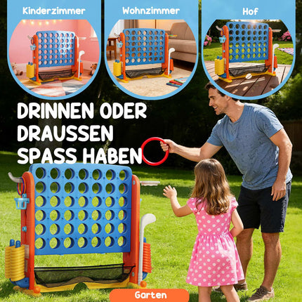 Ensemble de jeu 4 en 1, réglable, en plastique, coloré