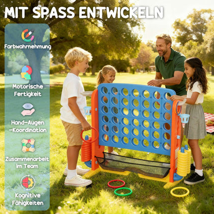 Ensemble de jeu 4 en 1, réglable, en plastique, coloré