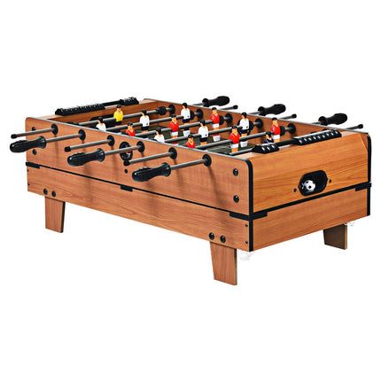Table de jeu 4 en 1 : baby-foot, billard, tennis de table, hockey