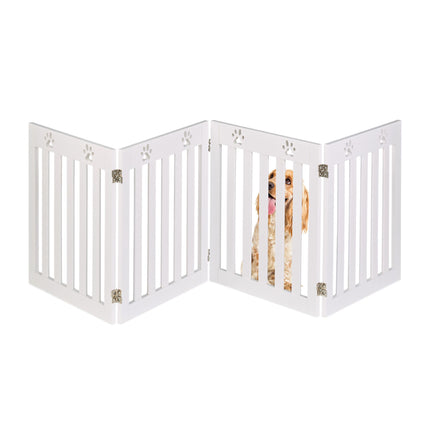 Clôture pour chien en 4 parties avec pattes