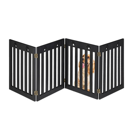 Clôture pour chien en 4 parties avec pattes