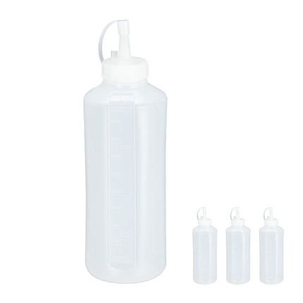 4x Bouteilles souples 1000 ml