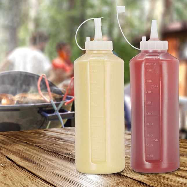 4x Bouteilles souples 1000 ml