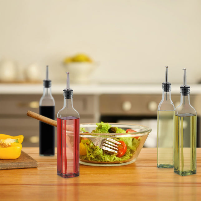 4x Öl- und Essigflasche