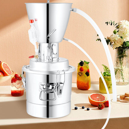 50L Alcohol Still Kit, Stainless Steel, Pump, Thermometer