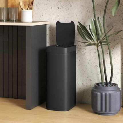 50L Touchless Sensor Trash Can – Fingerprint Resistant Metal