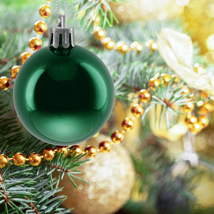 50 boules de Noël brillantes - Ensemble décoratif