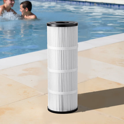 50 Sq Ft Pool Spa Filter Cartridge, 20 In, Easy Clean