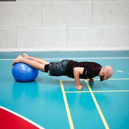 55cm blauer Gymnastikball – platzfest, rutschfest
