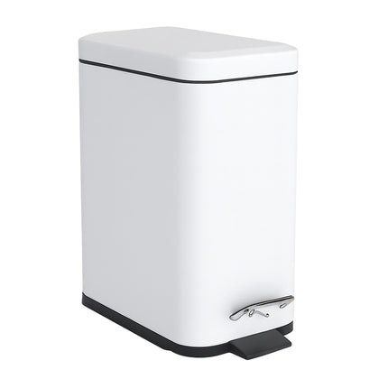 5L Badezimmereimer, Soft-Close, Fußpedal