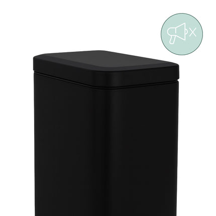 5L Badezimmereimer, Soft Close, Fußpedal, mattes Finish