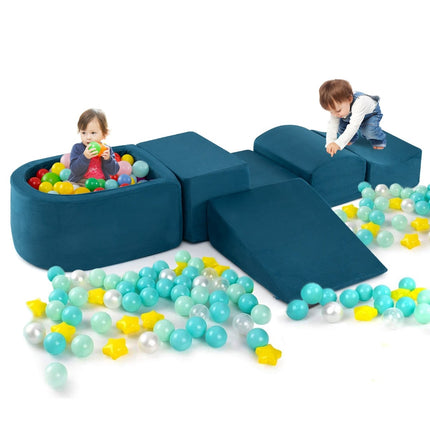 Ensemble de jeu en mousse 5 pièces avec piscine à balles pour enfants