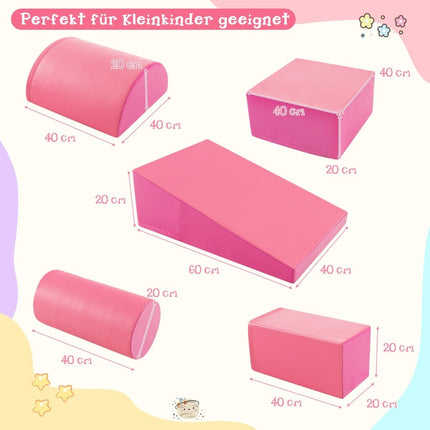 Ensemble de jeu en mousse 5 pièces pour grimper et ramper