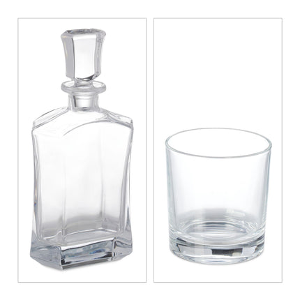 Coffret à whisky 5 pièces avec carafe et verres
