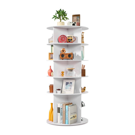 5-Tier Rotating Shoe Rack Tower, 360-Degree, Holds 20 Pairs