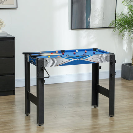 Table de jeu 5 en 1 : billard, tennis de table, hockey, basket-ball, tir à l'arc