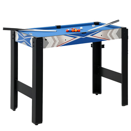 Table de jeu 5 en 1 : billard, tennis de table, hockey, basket-ball, tir à l'arc