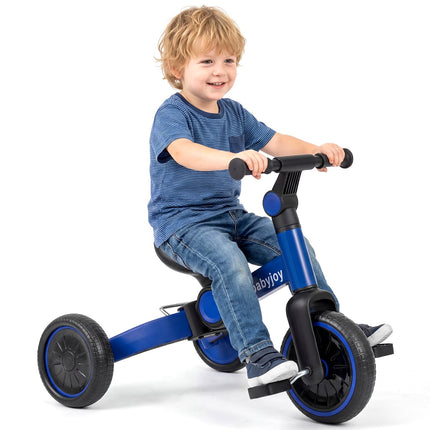 5-in-1 Kinderlaufrad mit verstellbarem Lenker, Blau