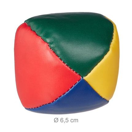 Lot de 5 balles de jonglage