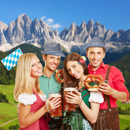 5x traditioneller bayerischer Hut