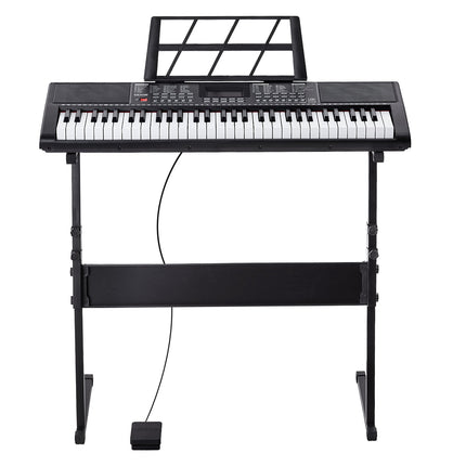 61-Key Digital Keyboard Piano, Lighted Keys, USB MIDI