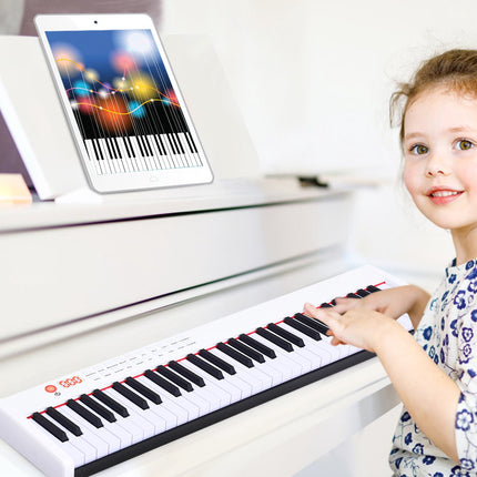 61-Tasten Digitalpiano/Keyboard mit Koffer, gewichtete Tasten