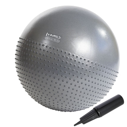 65cm grauer Gymnastikball – Anti-Burst, rutschfest