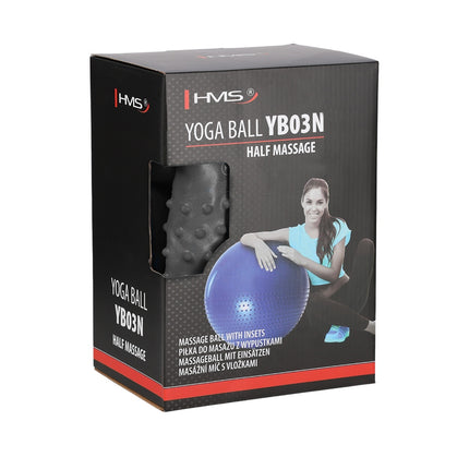 65cm grauer Gymnastikball – Anti-Burst, rutschfest