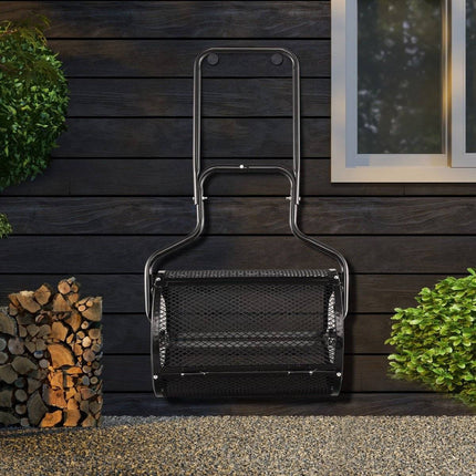 Épandeur de compost de 68 cm de large avec barres latérales améliorées et poignée en forme de U noir