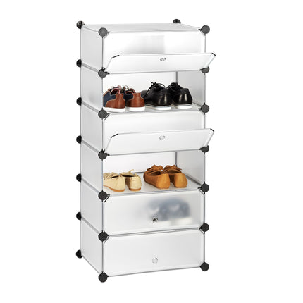 Armoire à chaussures à 6 compartiments