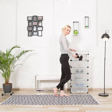 Armoire à chaussures à 6 compartiments