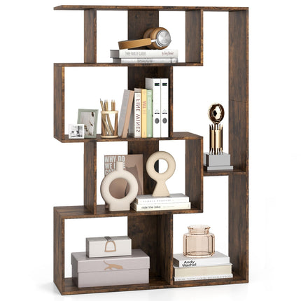 Bibliothèque à 6 cubes avec système anti-basculement, design moderne