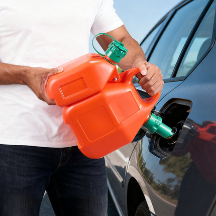 6L Fuel Container With Spout, 1.9L Oil Bottle, Flat