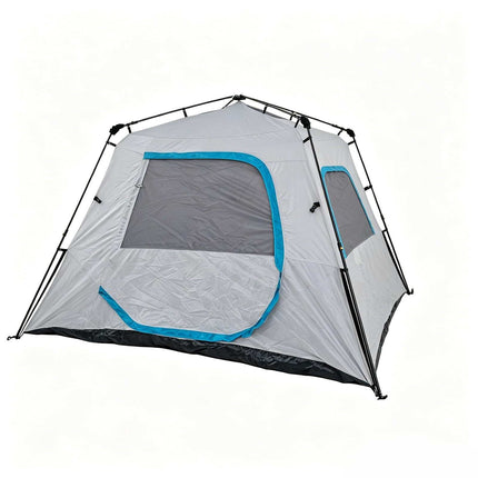 Tente de camping pliable et imperméable pour 6 personnes avec 5 fenêtres