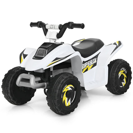 Quad mit 6 V Batteriebetrieb, Mini-Quad für Kleinkinder, 73 x 40 x 44,5 cm, Weiß