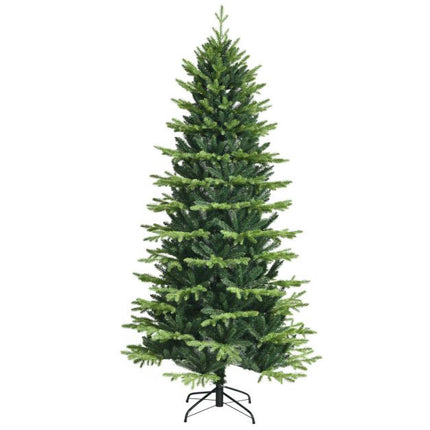 Sapin de Noël artificiel de 1,80 m, articulé, support en métal