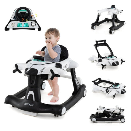 Trotteur réglable 6 en 1 avec plateau et musique