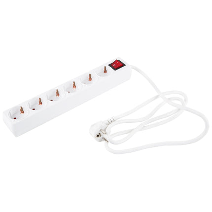 6-fach Verteilerdose mit Schalter