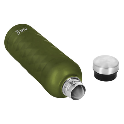 Bouteille d'eau étanche en acier inoxydable 750 ml – Verte