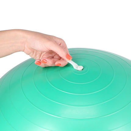 Ballon de gymnastique noir de 75 cm - Surface antidérapante et anti-éclatement