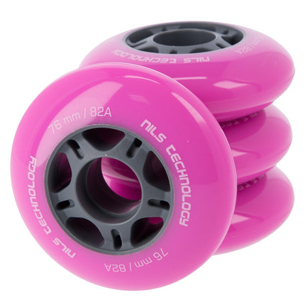 76x24 82A Pink Skateboard-Rollen, 4er-Set