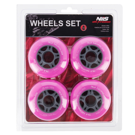 76x24 82A Pink Skateboard-Rollen, 4er-Set