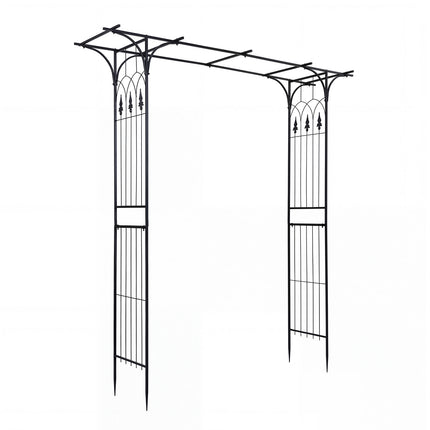 Arche de jardin en métal de 2,13 m pour plantes grimpantes