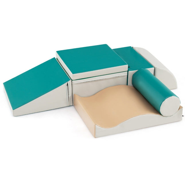 7 pièces. Blocs de construction en mousse pour courir et grimper Blocs de construction géants en mousse Blocs de construction souples verts