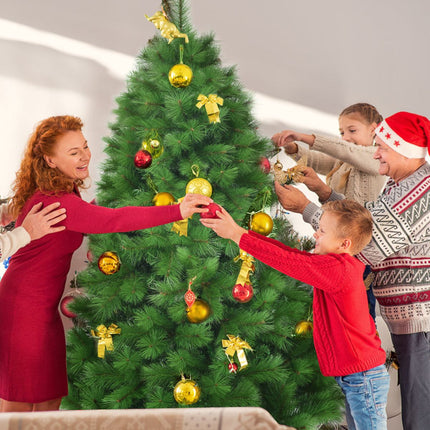 Sapin de Noël artificiel de 2,13 m (7 pi), articulé, 808 branches, avec support