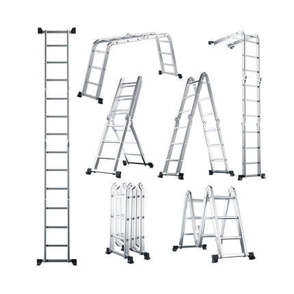 Échelle multifonction en aluminium 7 en 1, capacité de 150 kg