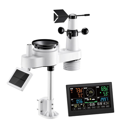 7-in-1 Wireless Weather Station, 7.5 In Display, No WiFi