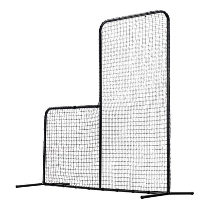 7x7 Ft Baseball L-Screen Pitching Net, Carry Bag